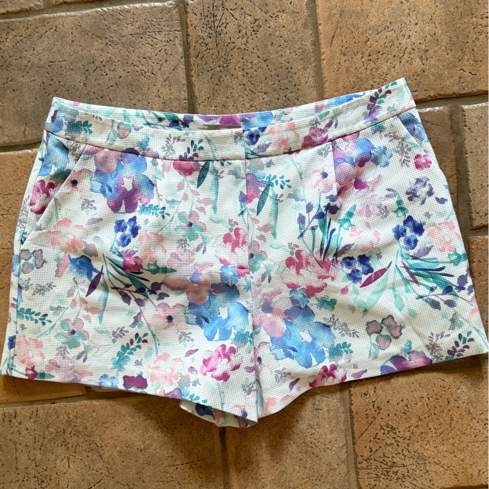 Forever 21 Multicolor Floral Shorts